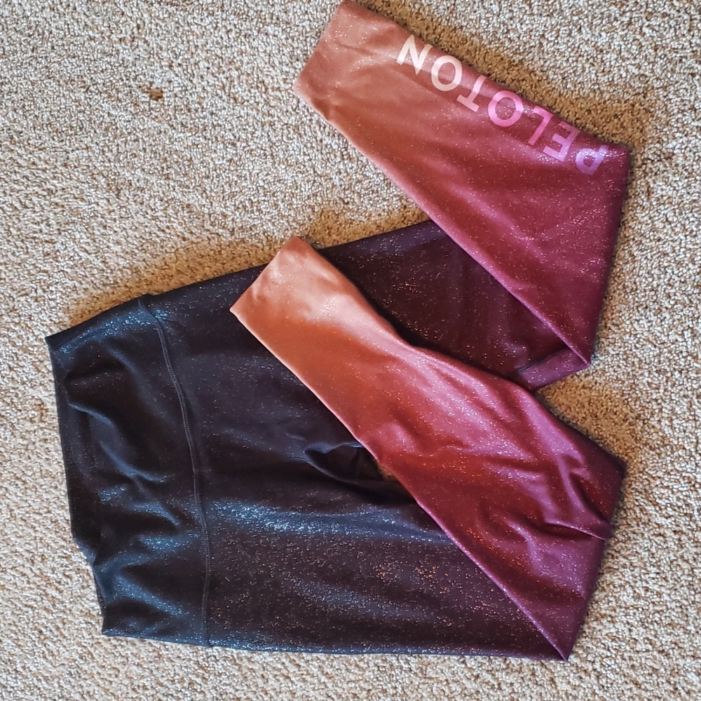 Peloton x WITH sunset fade leggings, size M